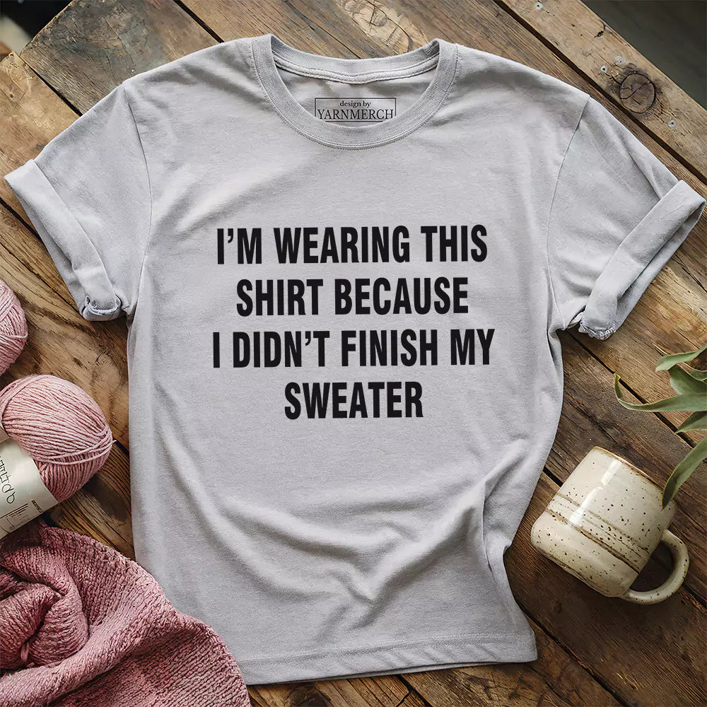 wearing this t shirt athletic heather