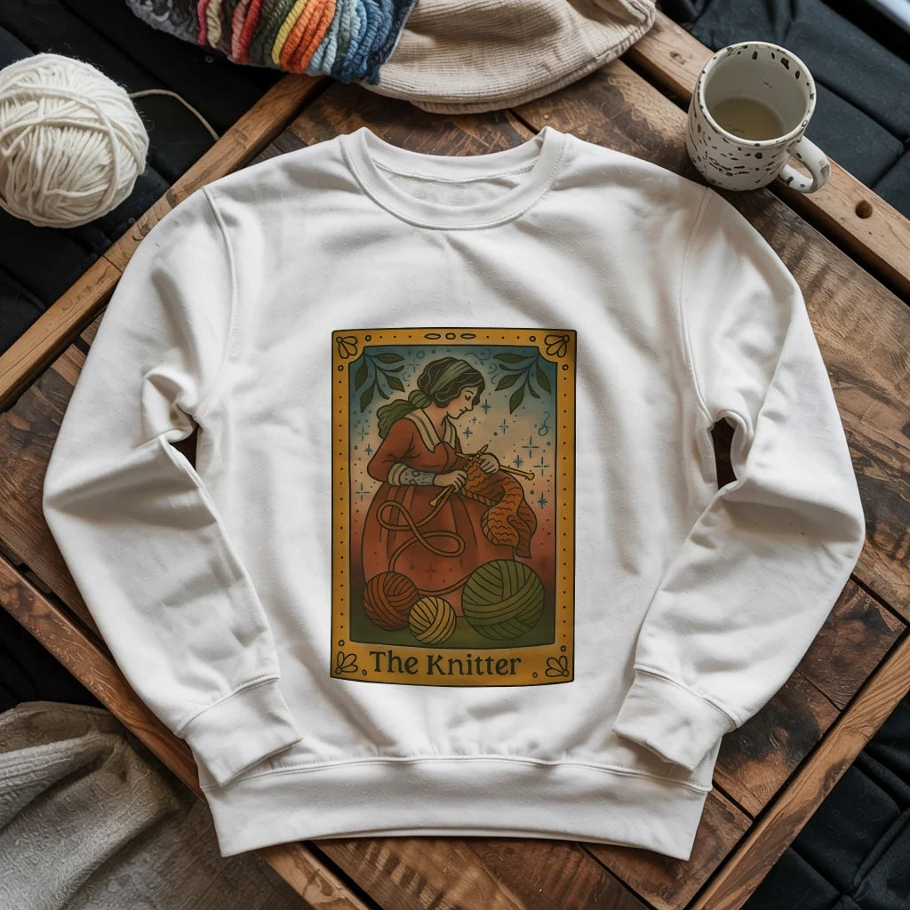 white KnitWitchSweatshirt
