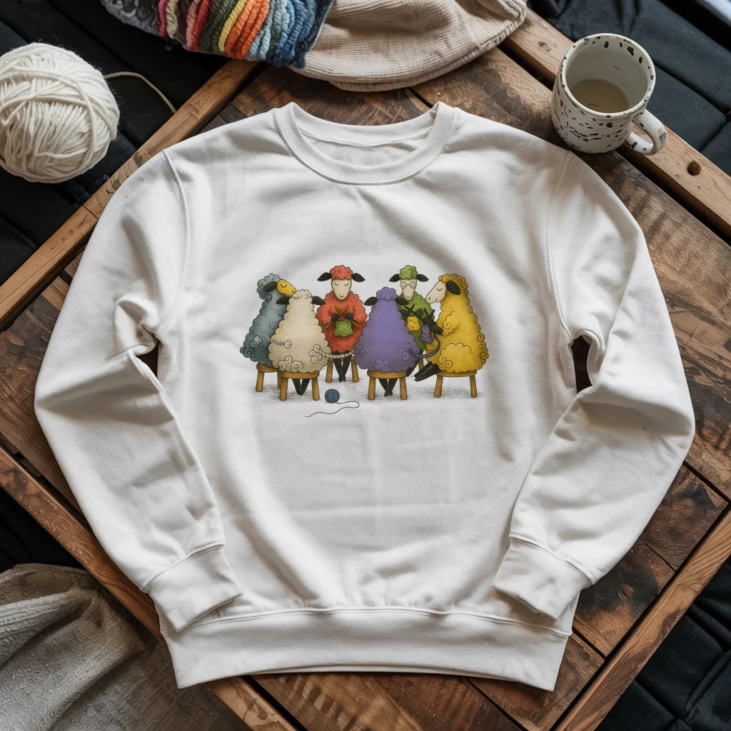 white TheYarnCircleSweatshirt
