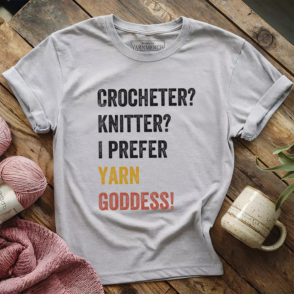 yarn goddess t shirt athletic heather