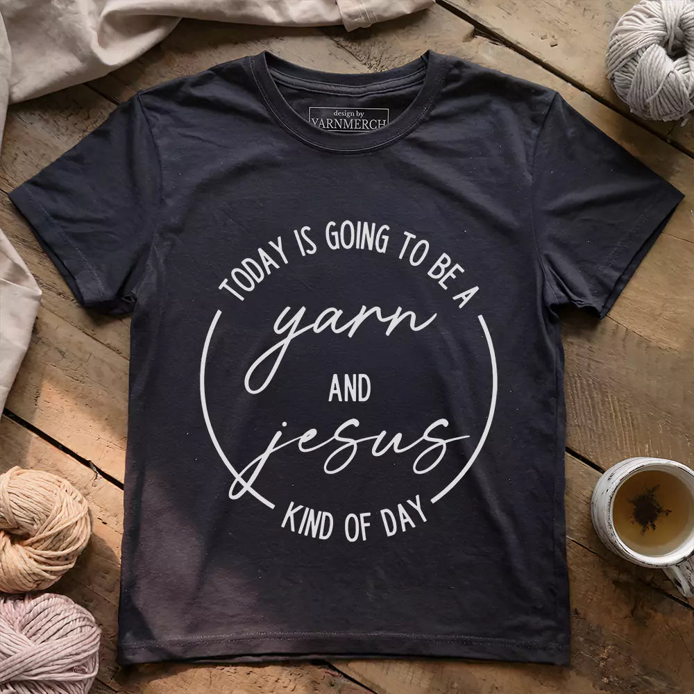 yarn jesus t shirt dark grey heather