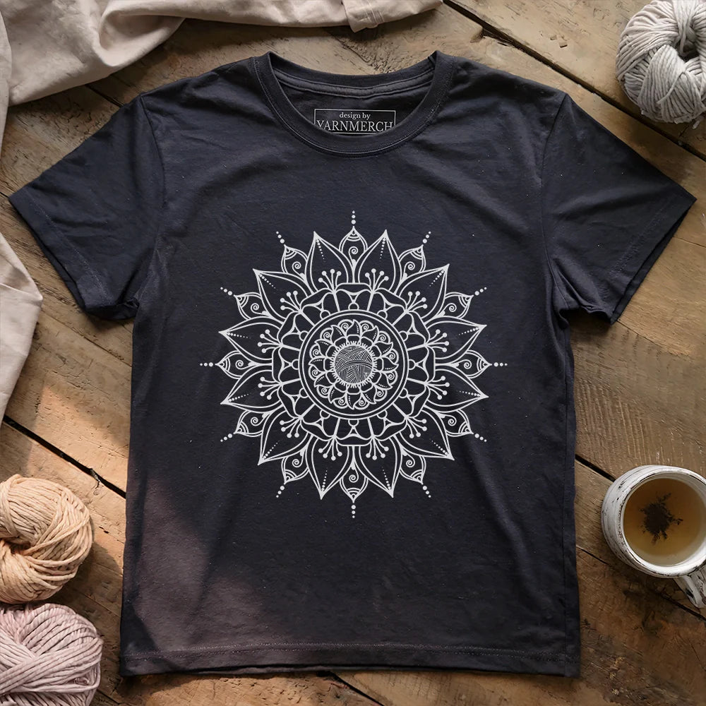 yarn mandala dark gray heather