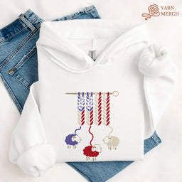 AmericaWoolHoodie white