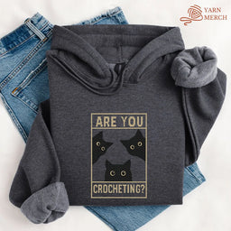 AreUCrochetingHoodie darkheather