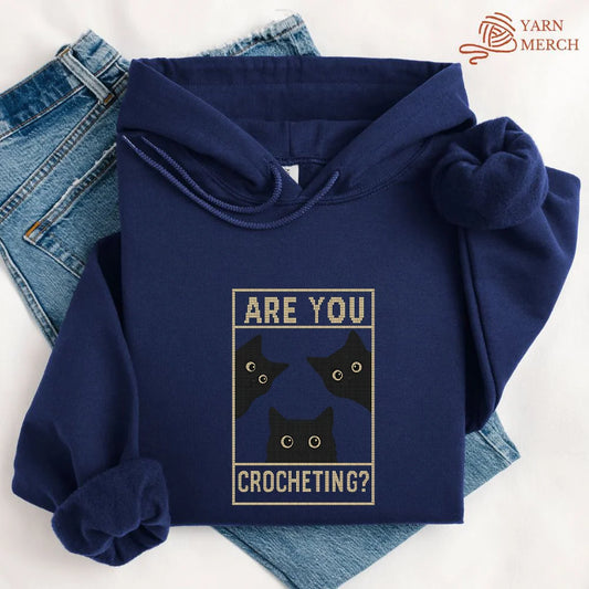 AreUCrochetingHoodie navy