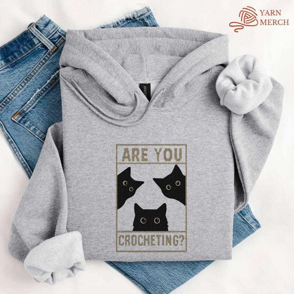 AreUCrochetingHoodie sportgrey