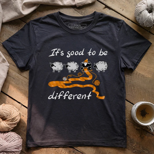 BeKnittingSheepT shirt darkgreyheather