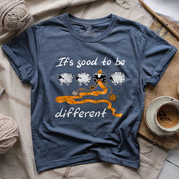 BeKnittingSheepT shirt heathernavy