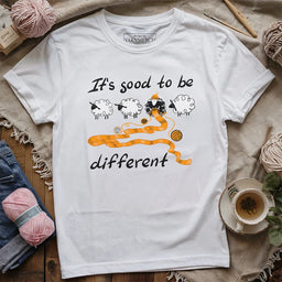BeKnittingSheepT shirt white