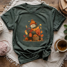 BearKnittingT shirt forest