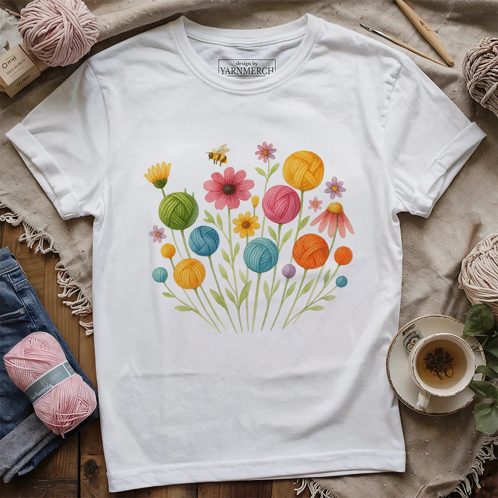 BloomBallsT shirt white