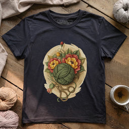 BotanicalStitchT shirt darkgreyheather