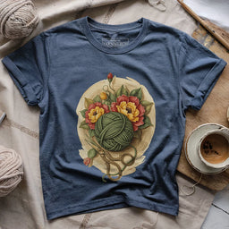 BotanicalStitchT shirt heathernavy