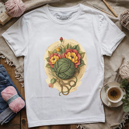 BotanicalStitchT shirt white
