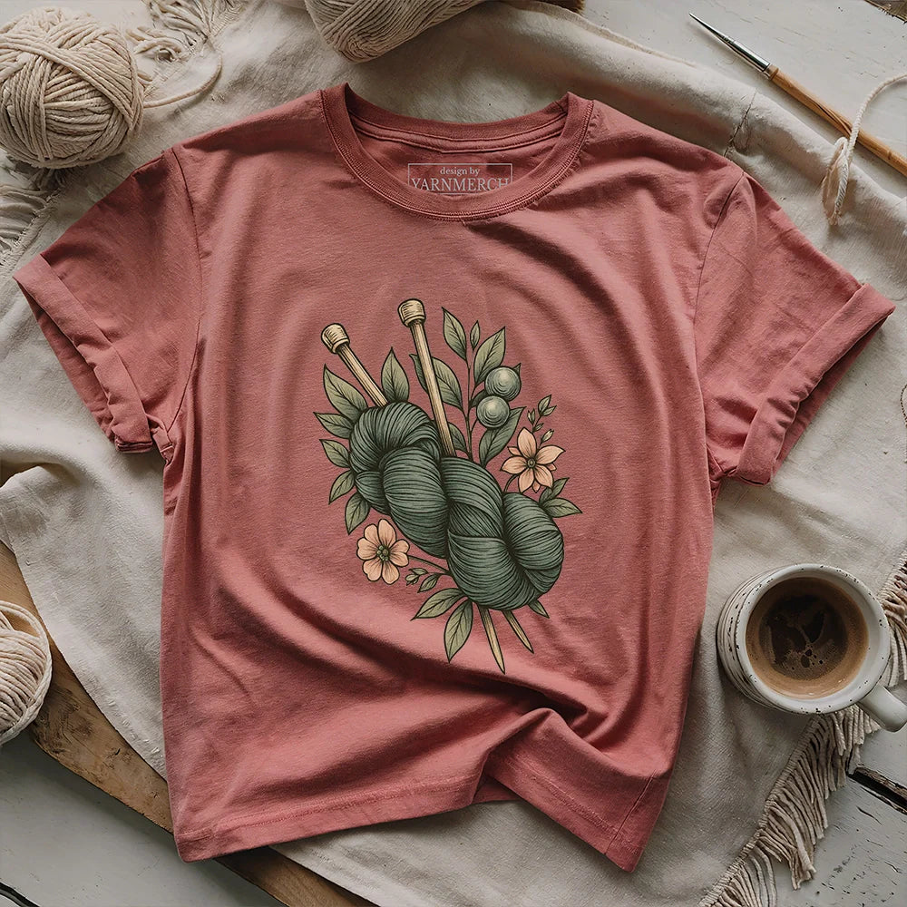 BotanicalYarnT shirt heathermauve