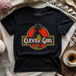 Clever_Girl_T shirt_ _black
