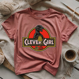 Clever_Girl_T shirt_ _heather_mauve