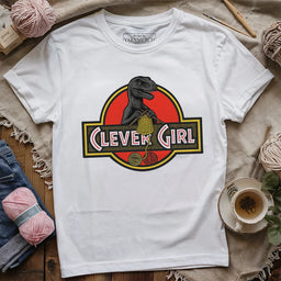 Clever_Girl_T shirt_ _white