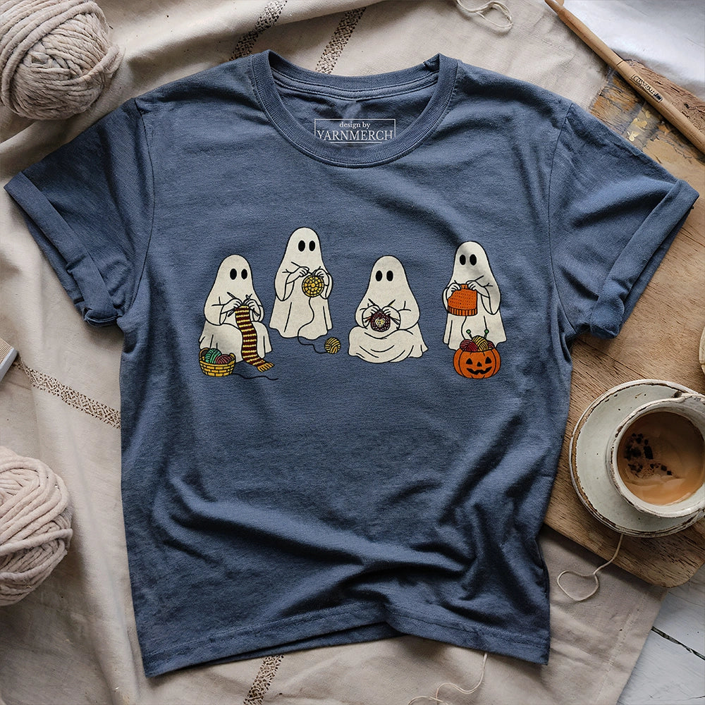 GhostStitchersSocietyT shirt heathernavy