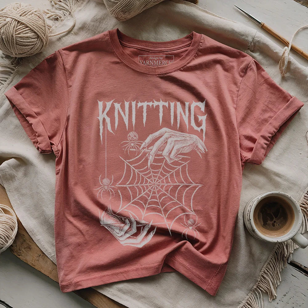 GothicKnitterT shirt heathermauve