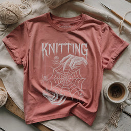 GothicKnitterT shirt heathermauve