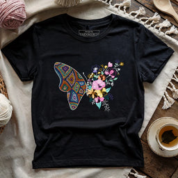 GrannyButterflyT shirt black