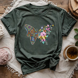 GrannyButterflyT shirt forest