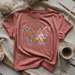 GrannyButterflyT shirt heathermauve