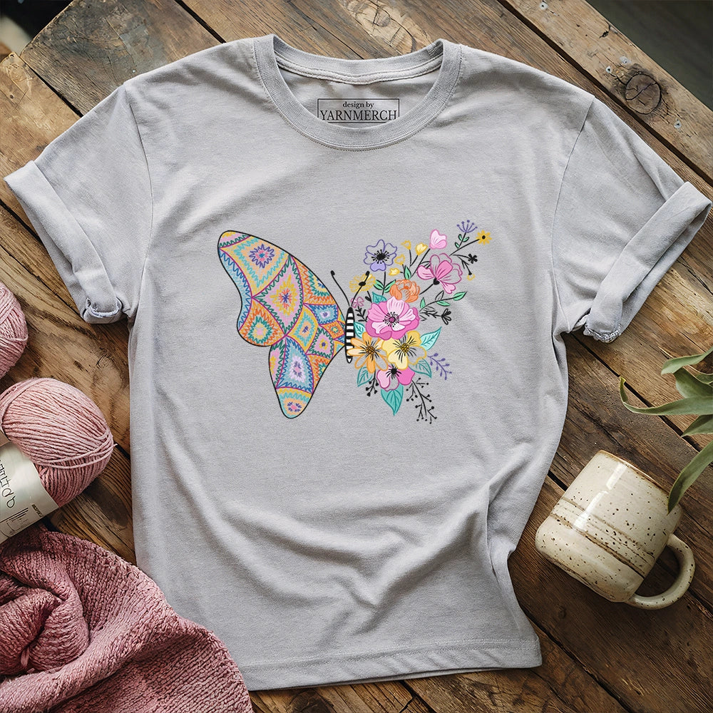 GrannyButterflyT shirtathleticheather