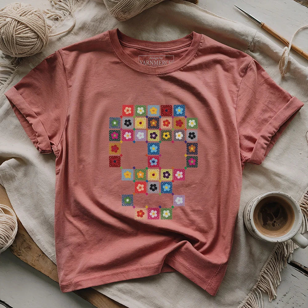 GrannySkullT shirt heathermauve