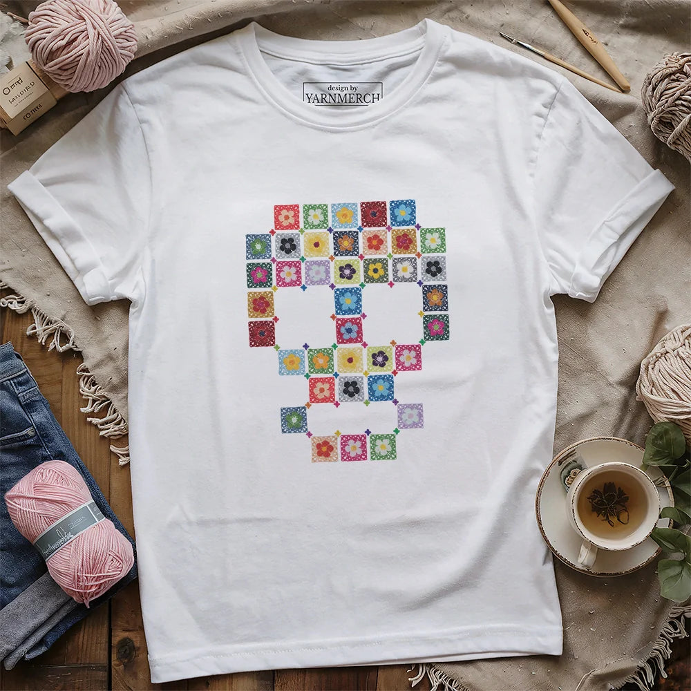 GrannySkullT shirt white