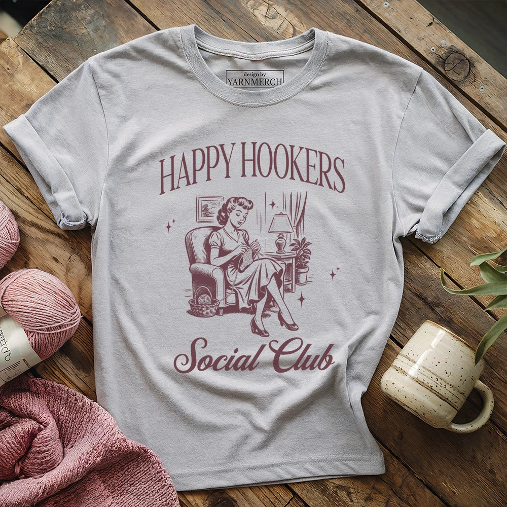 HappyHookerClubT shirt athleticheather