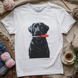 HookedPupT shirt white