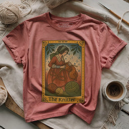 KnitWitchT shirt heathermauve_539ff054 763a 48a8 b57e c118ad6a2d2b
