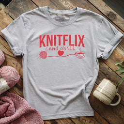 KnitflixAndChillT shirt athleticheather