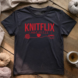KnitflixAndChillT shirt darkgreyheather