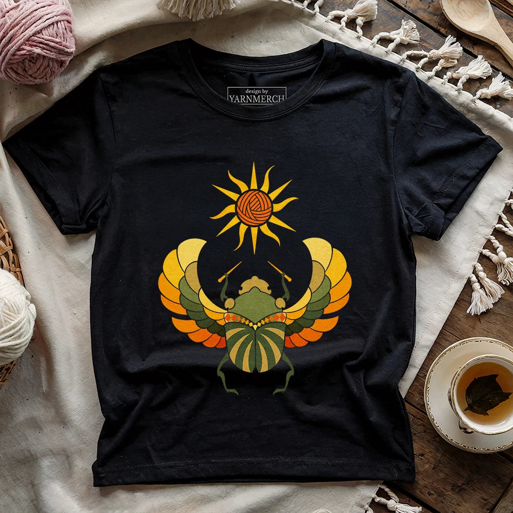 KnittingBeetleT shirt black