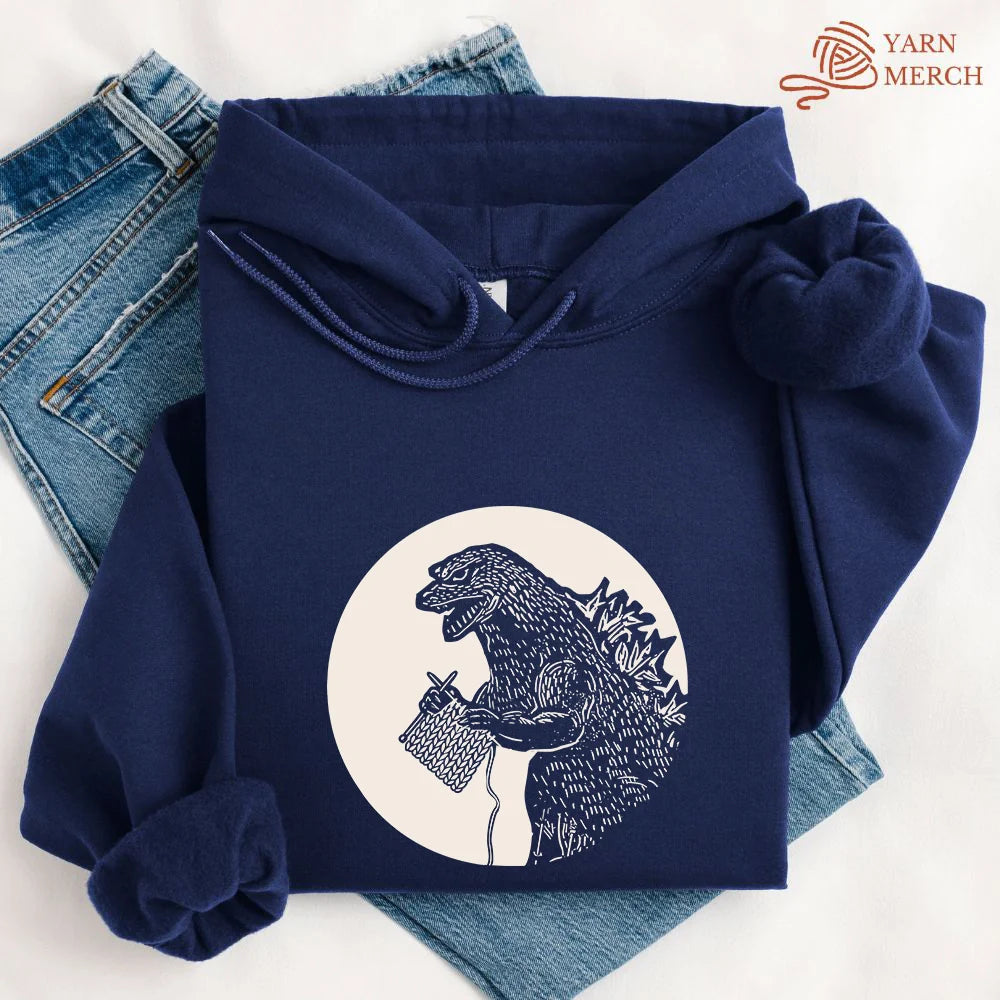 KnitzillaHoodie navy
