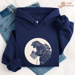 KnitzillaHoodie navy