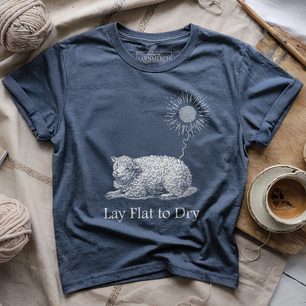 LayFlatT shirt heathernavy