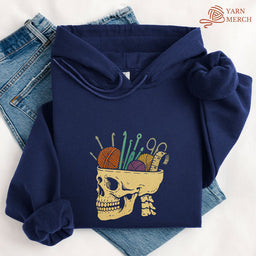 MurderYarnHoodie navy