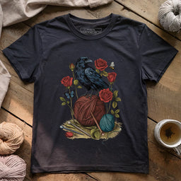 Raven_RoseThreadsT shirt darkgreyheather
