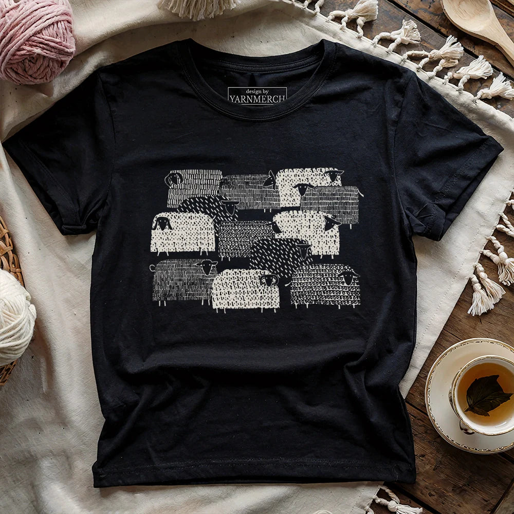 SheepHappensT shirt black