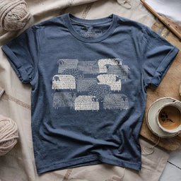 SheepHappensT shirt heathernavy