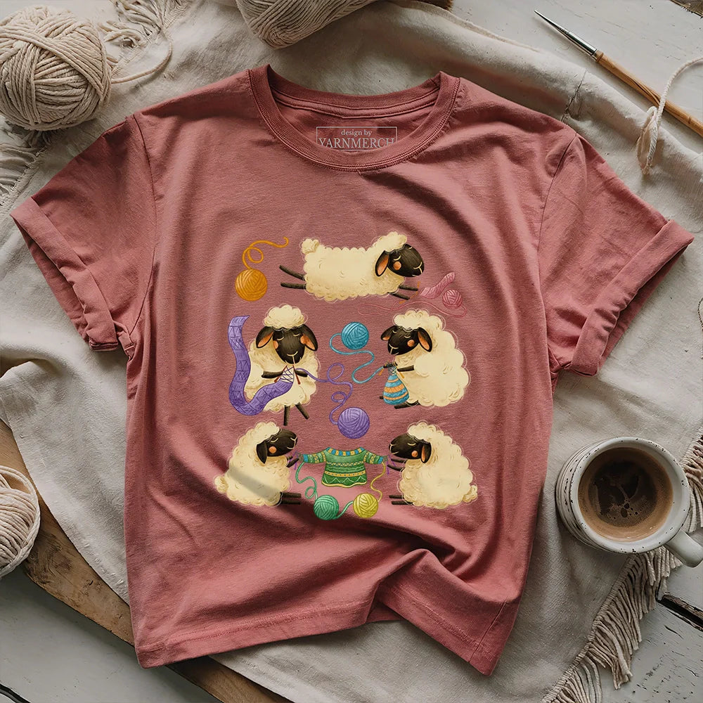 SheepKnitterT shirt heathermauve