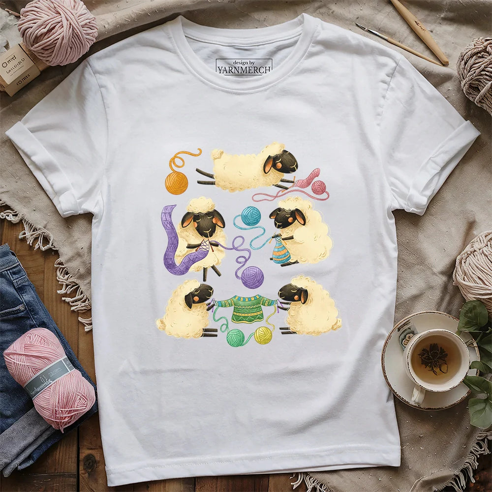 SheepKnitterT shirt white