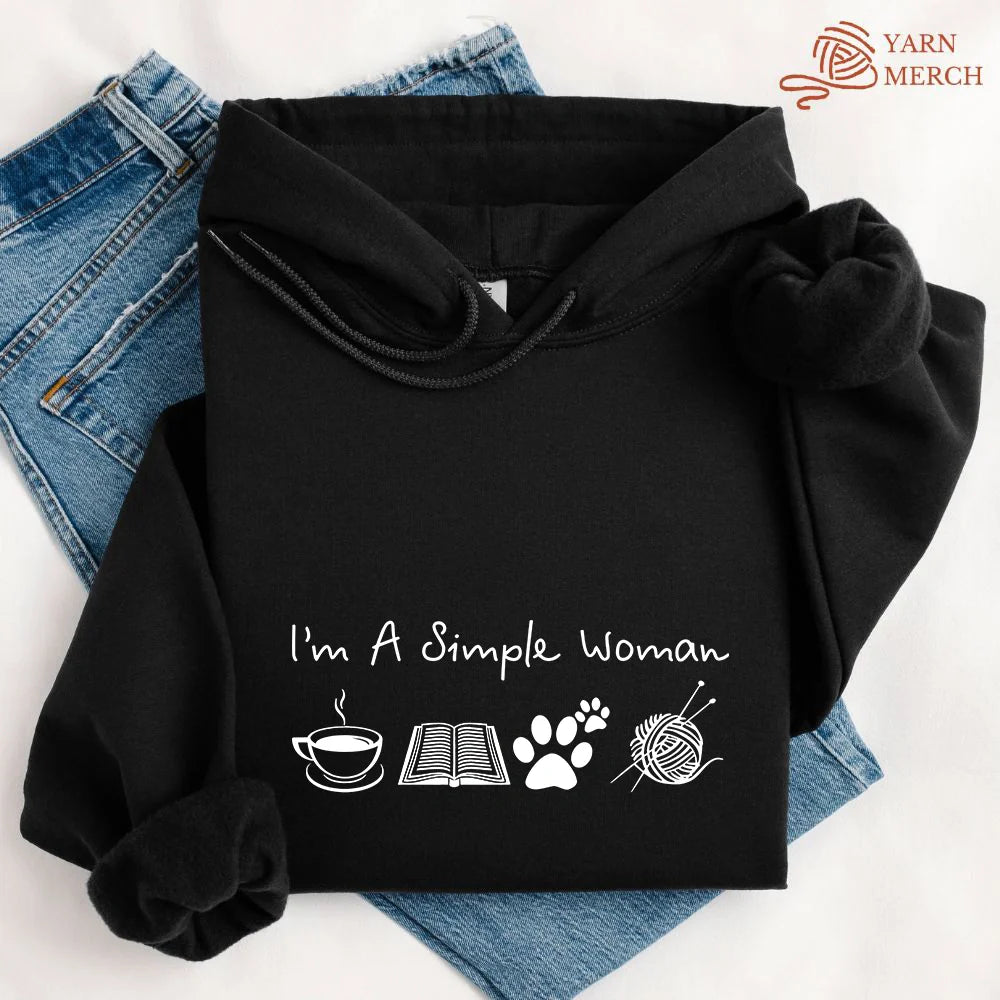 SimpleWomanHoodie black