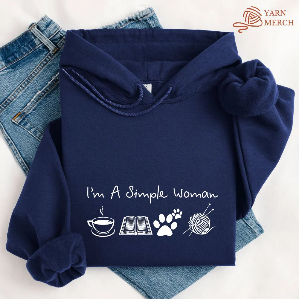 SimpleWomanHoodie navy