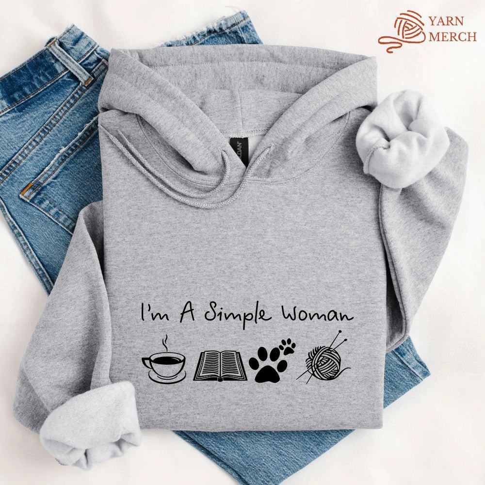 SimpleWomanHoodie sportgrey