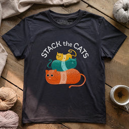 StackTheCatsT shirt darkgreyheather